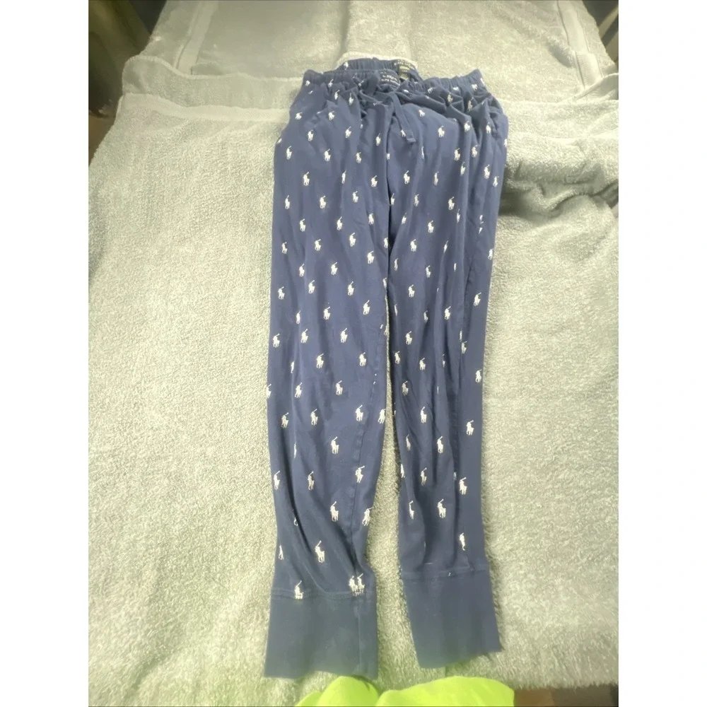 Polo Ralph Lauren Pajama Pants Men Size Large All Over Pony Loungewear Sleepwear